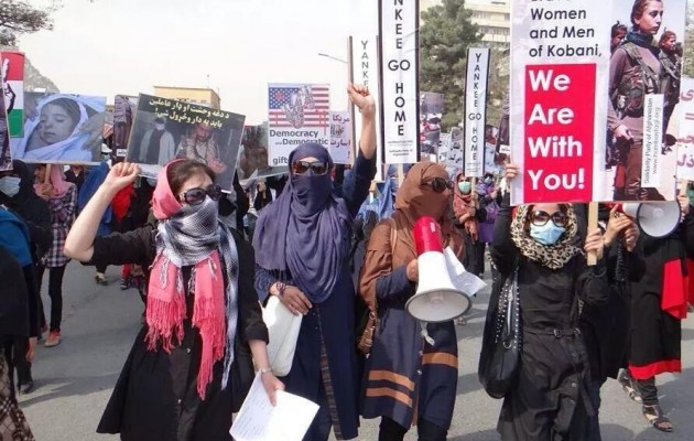 Διαδήλωση στην Καμπούλ ενάντια στο Ισλαμικό Κράτος
