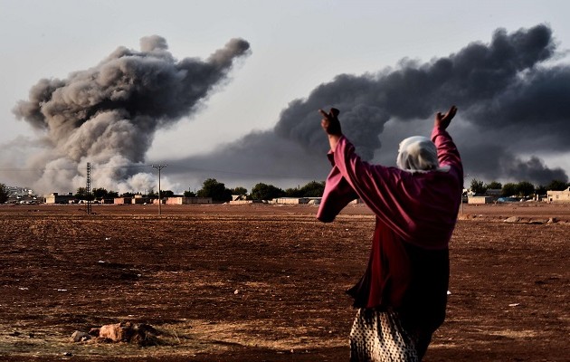 Οι Κούρδοι υπερασπίζονται δυναμικά την Κομπάνι (φωτό)