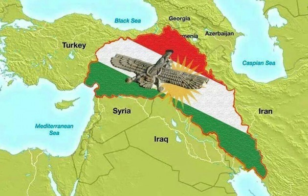 Οι Κούρδοι ονειρεύονται το μεγάλο Κουρδιστάν (χάρτης)