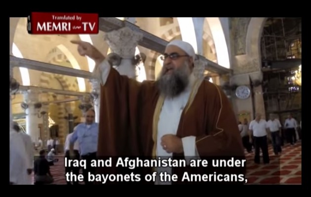 Παλαιστίνιος Σεΐχης κηρύττει υπέρ του Ισλαμικού Κράτους στα Ιεροσόλυμα