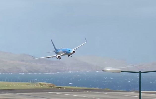 Προσγείωση – θρίλερ στο αεροδρόμιο της Μαδέιρα (βίντεο)