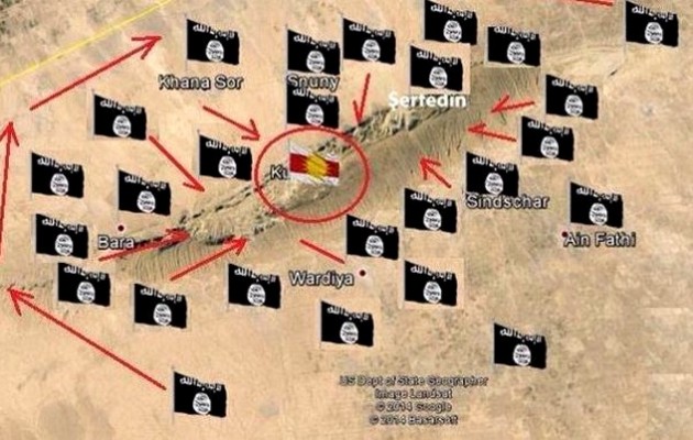 Το όρος Σιντζάρ φλέγεται – Περικυκλωμένοι οι Γιαζίντι