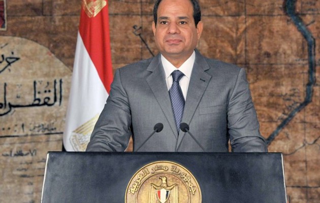Ο Πρόεδρος της Αιγύπτου κάλεσε τις ΗΠΑ να αναλάβουν δραστικό ρόλο στο Παλαιστινιακό