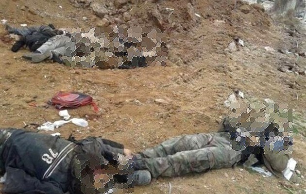 Σκληρές εικόνες: Κούρδοι μαχητές σκότωσαν 20 τζιχαντιστές (βίντεο)
