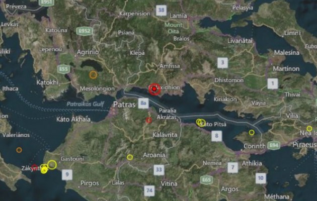 Πανικός στο Αίγιο από τον νέο σεισμό – 4,9 Ρίχτερ δίνει το Ευρωμεσογειακό