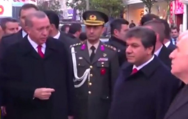 Ερντογάν: Θερμό επεισόδιο για ένα τσιγάρο (βίντεο)