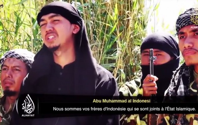 Τζιχαντιστές από την Ινδονησία με το Ισλαμικό Κράτος (βίντεο)