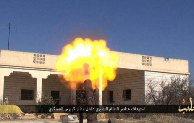 Το Ισλαμικό Κράτος βομβαρδίζει με όλμους (φωτογραφίες)