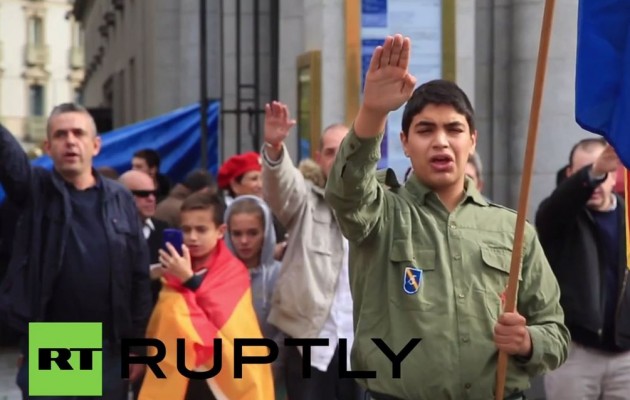 Ισπανία: Οι φασίστες γιόρτασαν την επέτειο του Φράνκο (βίντεο)