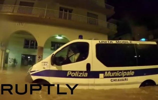 Νέες φονικές πλημμύρες στην Ιταλία – Τρεις νεκροί (βίντεο)