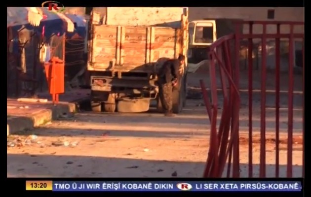 Η στιγμή της επίθεσης στην Κομπάνι μέσα από την Τουρκία (βίντεο)