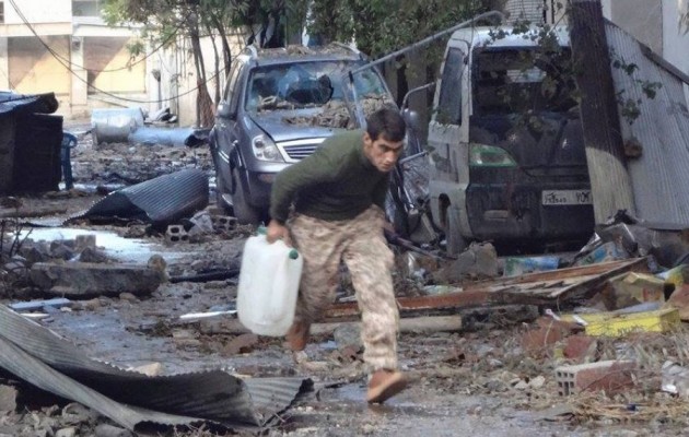 Συγκλονιστικές εικόνες μέσα από την Κομπάνι (φωτογραφίες)