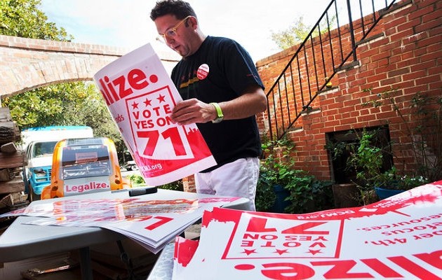 Νομιμοποίηση μαριχουάνας στο Όρεγκον και Κολούμπια