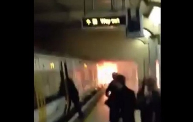 Πανικός από φωτιά στο μετρό του Λονδίνου (βίντεο)
