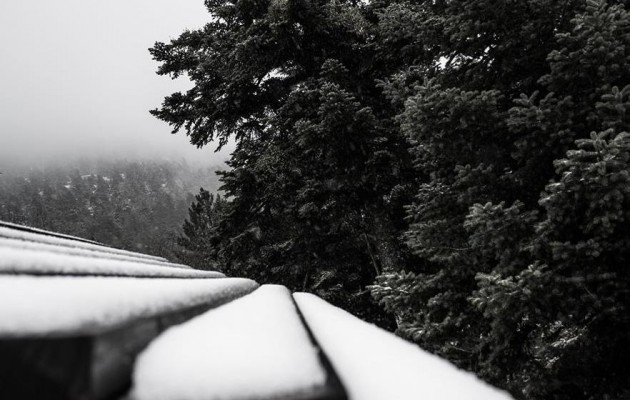 Χιόνισε στην Πάρνηθα (φωτογραφίες)