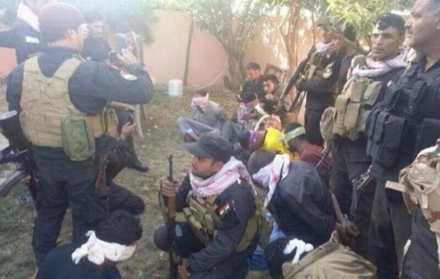 Οι Κούρδοι επιδεικνύουν αιχμάλωτους τζιχαντιστές (φωτο + βίντεο)