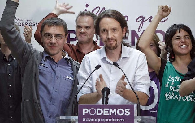 Podemos: «Η δημοκρατία απόψε είναι πρωταγωνίστρια»