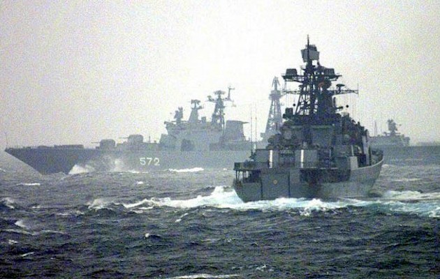Ρωσικά πολεμικά πλοία ανοικτά της Αυστραλίας