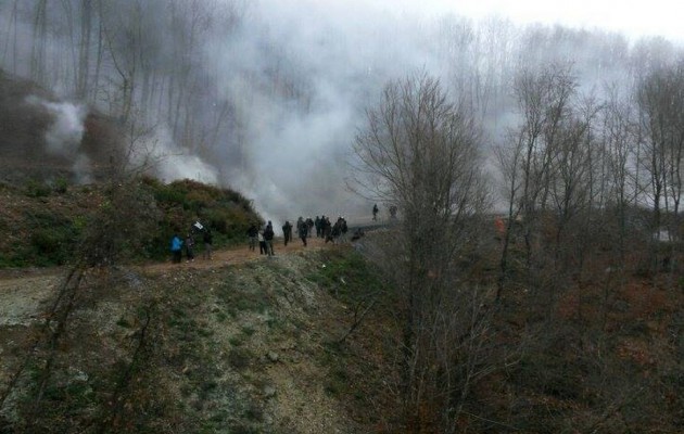 Χαλκιδική: Νέα επεισόδια στις Σκουριές (φωτογραφίες)