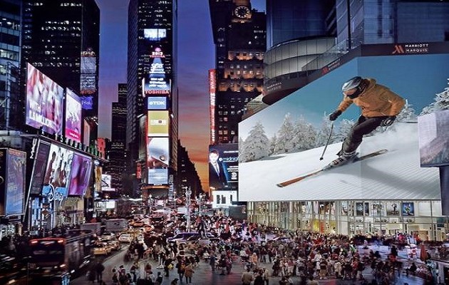 Νέα Υόρκη: Η μεγαλύτερη ψηφιακή οθόνη στον κόσμο