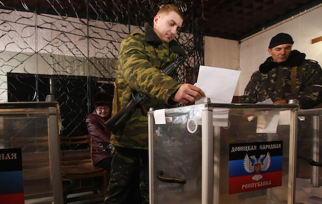 Η ΕΕ δεν αναγνωρίζει τις εκλογές στην ανατολική Ουκρανία