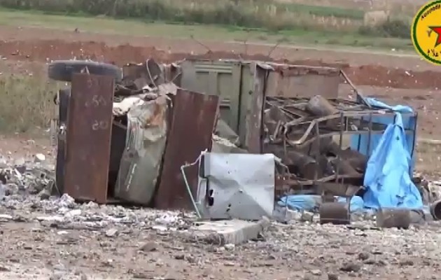 Οι Κούρδοι κατέστρεψαν φορτηγό – βόμβα από το Ισλαμικό Κράτος (βίντεο)