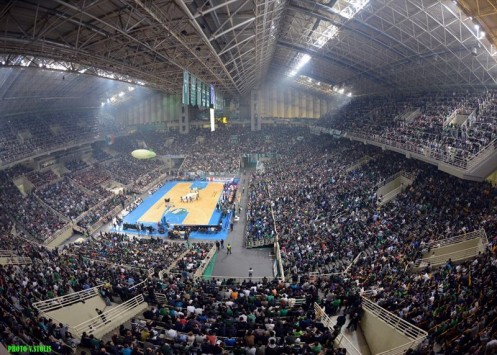 Διακόπηκε ο αγώνας Παναθηναϊκού – Μπαρτσελόνα μετά από τηλεφώνημα για βόμβα