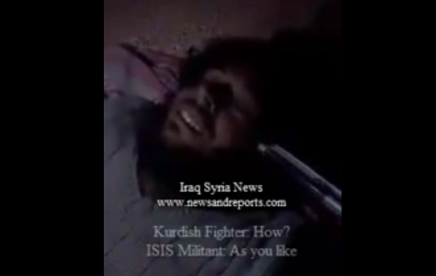 Ισλαμικό Κράτος: Τζιχαντιστής παρακαλάει για τη ζωή του στην Κομπάνι (βίντεο)
