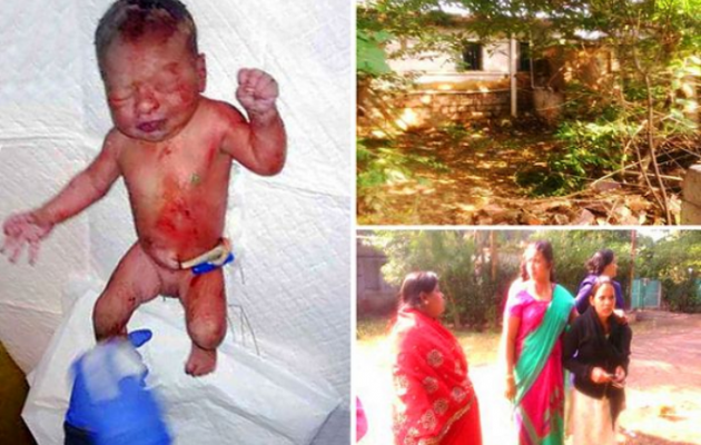 Πέταξε το μωρό στα σκουπίδια και το έτρωγαν τα μυρμήγκια ζωντανό (φωτο)