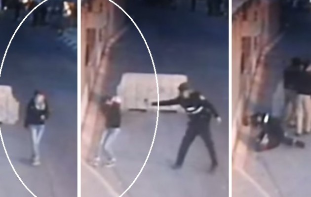 Δείτε σε βίντεο τη σύλληψη 16χρονης Παλαιστίνιας με μαχαίρι! (βίντεο)