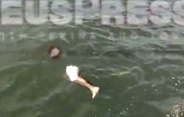 ΣΚΛΗΡΟ ΒΙΝΤΕΟ: Το πόδι του αποκεφαλισμένου άνδρα επιπλέει στον Πειραιά