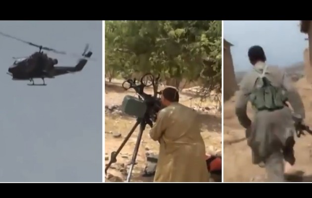 Ελικόπτερο Cobra καταδιώκει Ταλιμπάν (βίντεο)