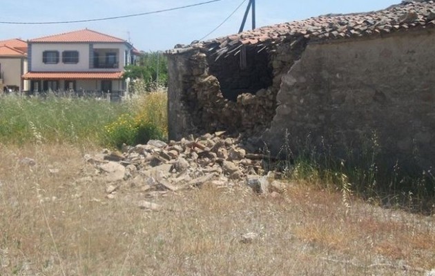 Μικρές ζημιές από το σεισμό στη Λέσβο