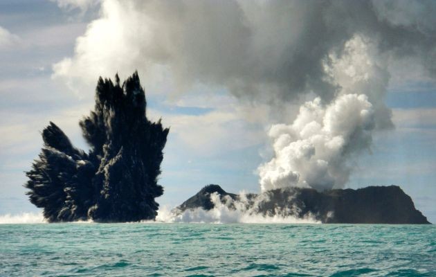 Ηφαίστειο δημιούργησε ένα νέο νησί στον Ειρηνικό
