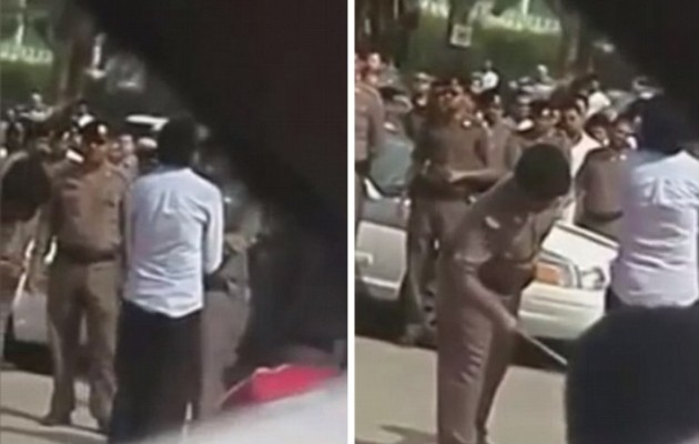 Δείτε βίντεο σοκ από το δημόσιο μαστίγωμα του Σαουδάραβα μπλόγκερ