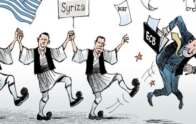 New York Times: Ο τσολιάς κλωτσάει την ΕΚΤ έξω από την Ελλάδα