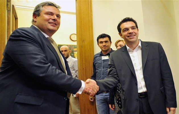 ΣΥΡΙΖΑ και ΑΝΕΛ σχηματίζουν κυβέρνηση