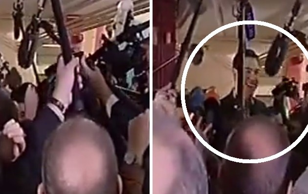 Ανέβηκε σε καρέκλα ο Τσίπρας για να κάνει δήλωση (βίντεο)