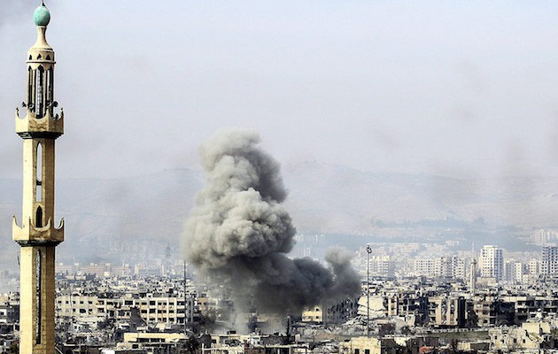 Συρία: Επίθεση με οβίδες στη Δαμασκό