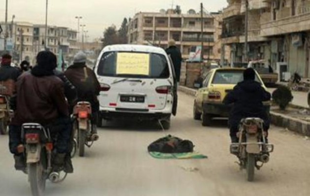 Ισλαμικό Κράτος: Τζιχαντιστές σέρνουν Κούρδο αντάρτη στους δρόμους