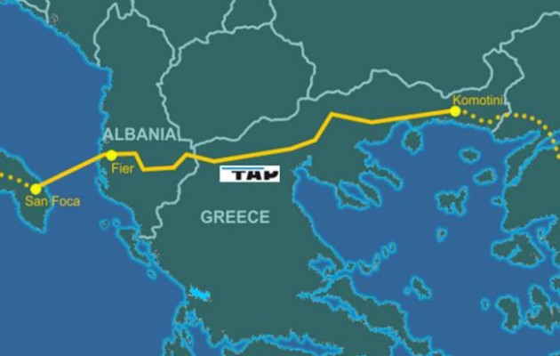 Στις αρχές του 2020 ο αγωγός TAP θα μεταφέρει φυσικό αέριο από το Αζερμπαϊτζάν στην Ιταλία