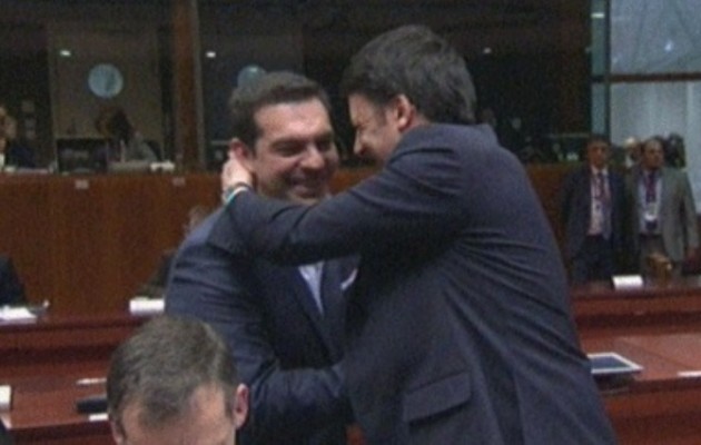 Ο πιο ευτυχισμένος στην Ευρώπη είναι ο Ρέντσι που γνώρισε τον Τσίπρα