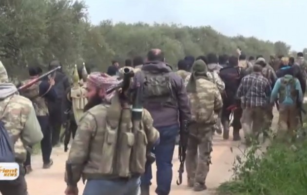 Τζιχαντιστές της Αλ Κάιντα (Αλ Νούσρα) πολιορκούν την Ιντλίμπ στη Συρία (βίντεο)