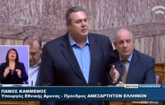 Καμμένος: Με εντολή Σαμαρά οι υπουργοί ήταν στα… τέσσερα!