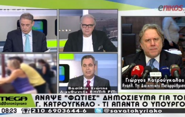 Ο Κατρούγκαλος κατηγορεί Το ΒΗΜΑ ότι εκτελεί “συμβόλαιο” εναντίον του (βίντεο)