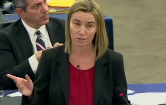 Η Φεντερίκα Μογκερίνι ζήτησε “συγνώμη” που αποκάλεσε τα Σκόπια “Μακεδονία”