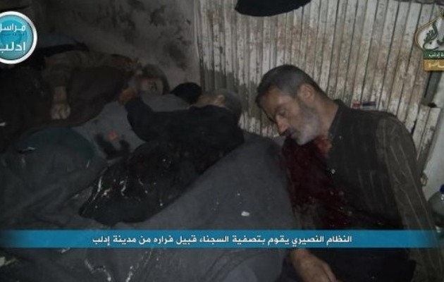 ΒΙΝΤΕΟ ΣΟΚ! Δεκάδες σφαγμένοι κρατούμενοι στις φυλακές της Ιντλίμπ