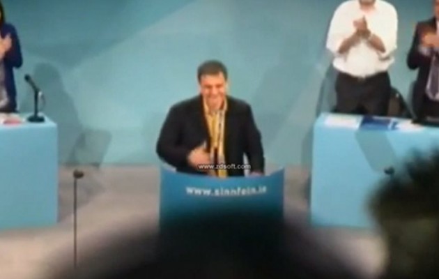 Αποθέωσαν τον Τσακαλώτο στο συνέδριο του Σιν Φέιν στην Ιρλανδία (βίντεο)