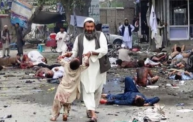 Ισλαμικό Κράτος: Φωτογραφίες ΣΟΚ από το μακελειό στο Αφγανιστάν