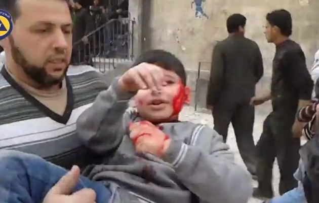 Βίντεο ΣΟΚ από σχολείο που βομβαρδίστηκε στο Χαλέπι της Συρίας
